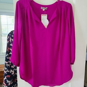 Pleione Pink blouse NWT